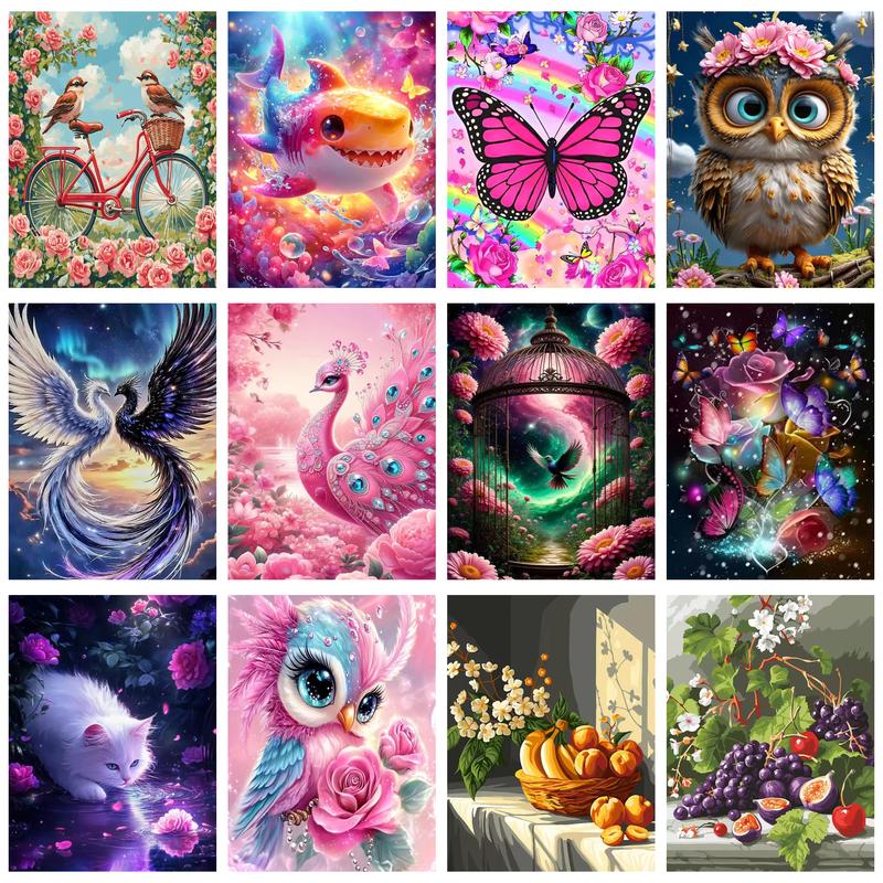 Embroidery Translate - CHENISTORY Paint By Number Animal Drawing