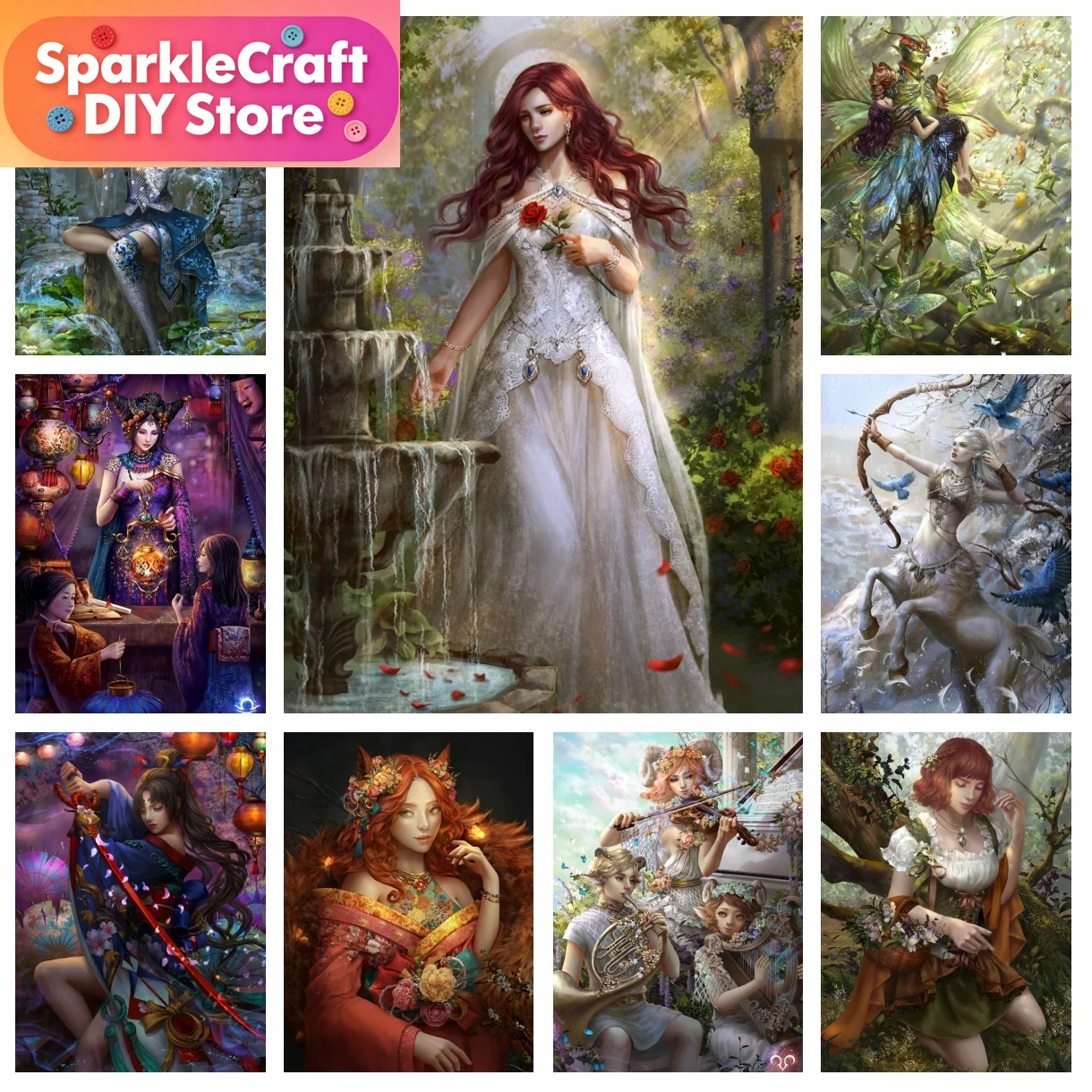 Embroidery X Stitch - 1PC frameless Hoanglap Artwork Full Diamond
