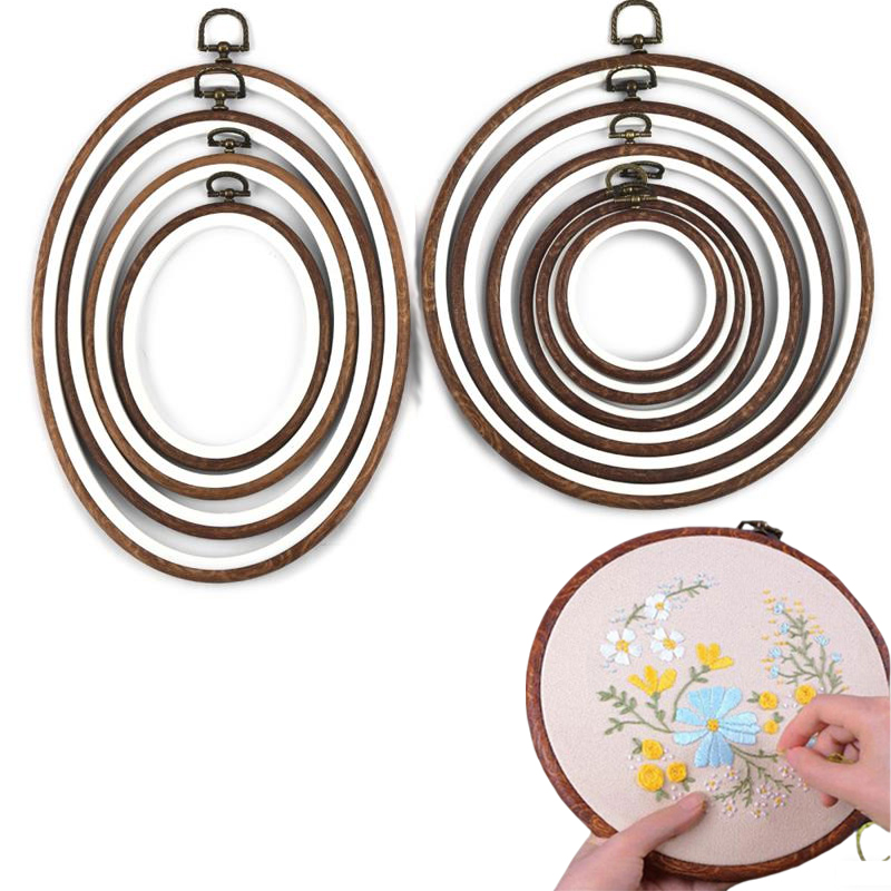 Embroidery X Stitch - 10PCS Sewing Tool Round Oval Imitation