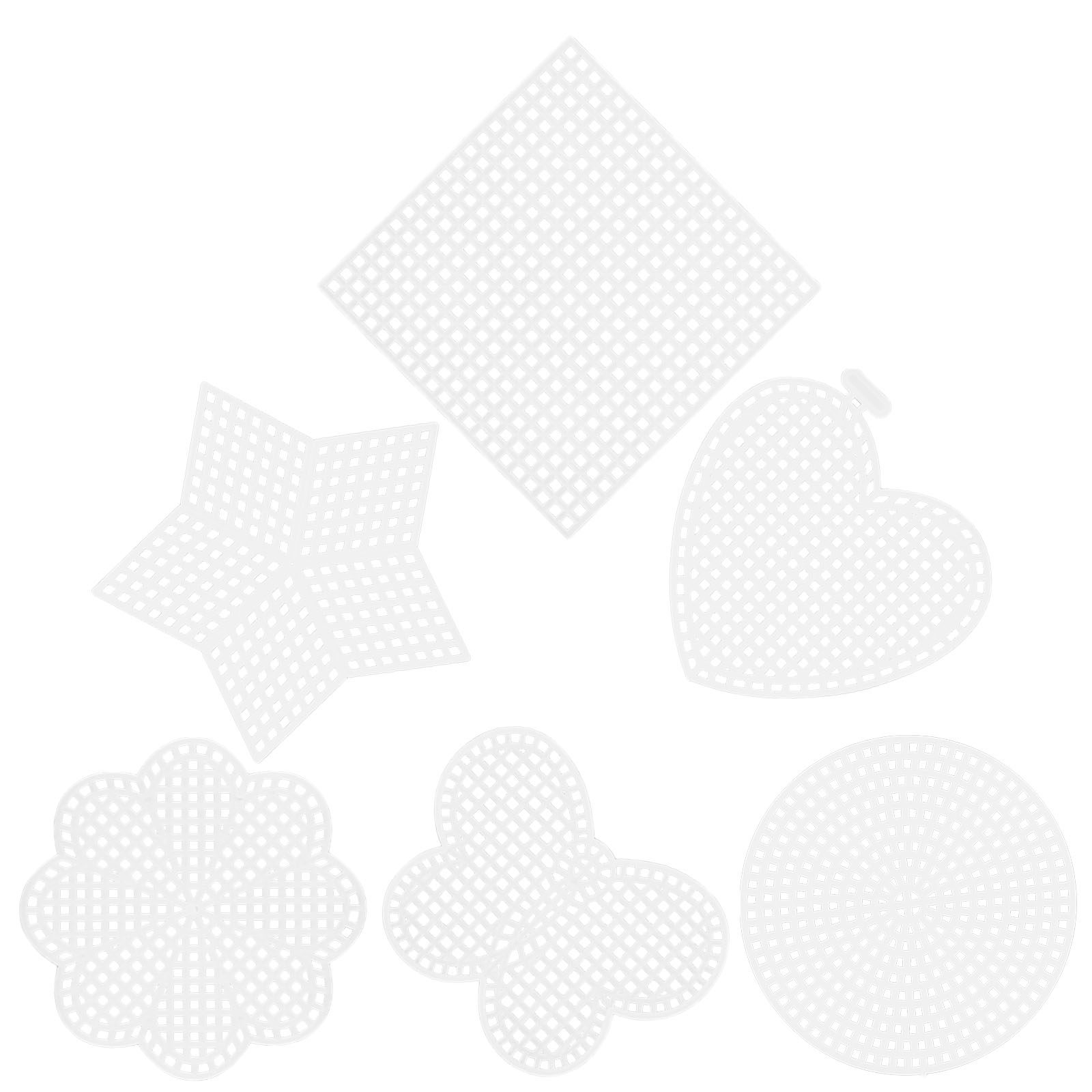 Embroidery Quilting - 6Pcs Creative Plastic Mesh Sheets for