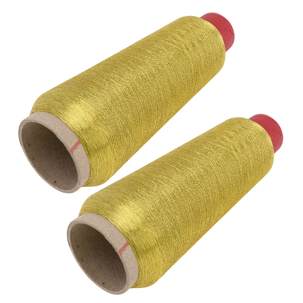 Embroidery Quilting - 2 Rolls Premium Golden Metallic Embroidery