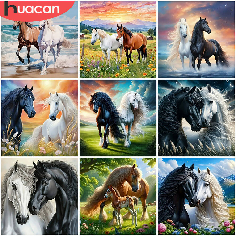 Embroidery Horse - HUACAN New Collection Diamond Mosaic Horse