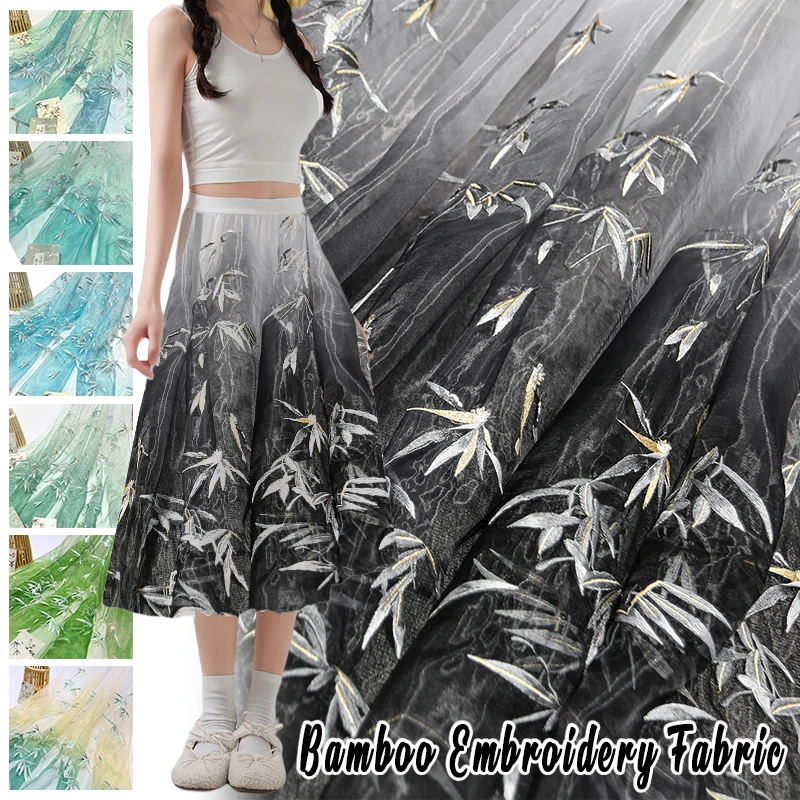 Embroidery Horse - Bamboo Embroidered Organza Fabric DIY Horse