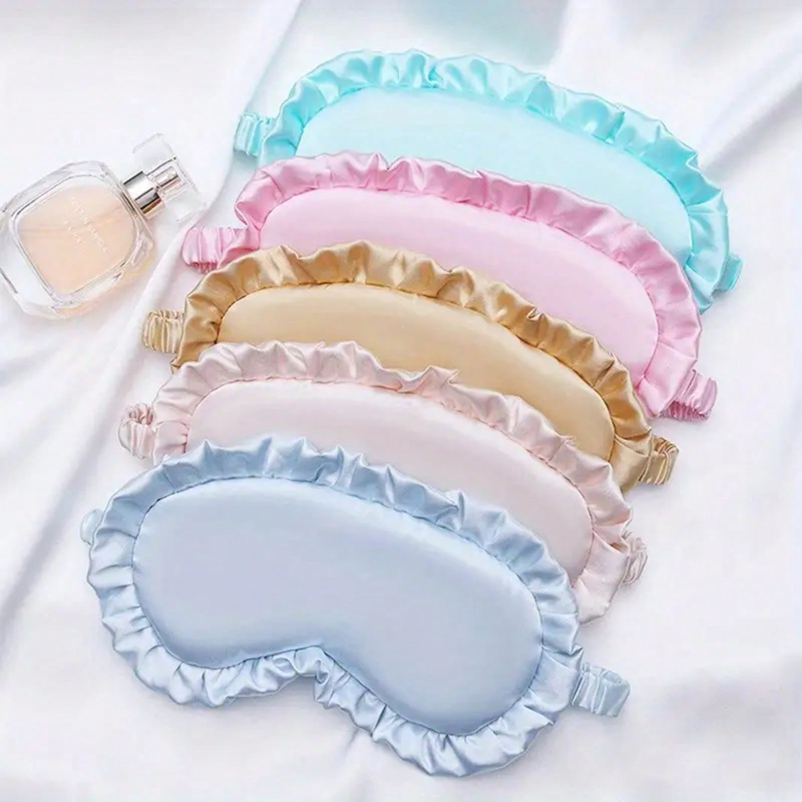 Embroidery Lace - Lace Eye Mask, Sleep Elastic Strap