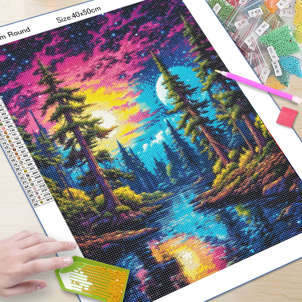 unframe 5D Diamond Art Paintin - Embroidery X Stitch avis et prix