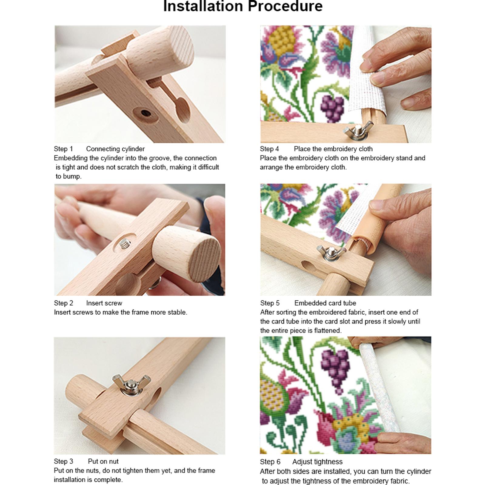 Cross Stitch Scroll Frame Hold - Embroidery Quilting avis et prix