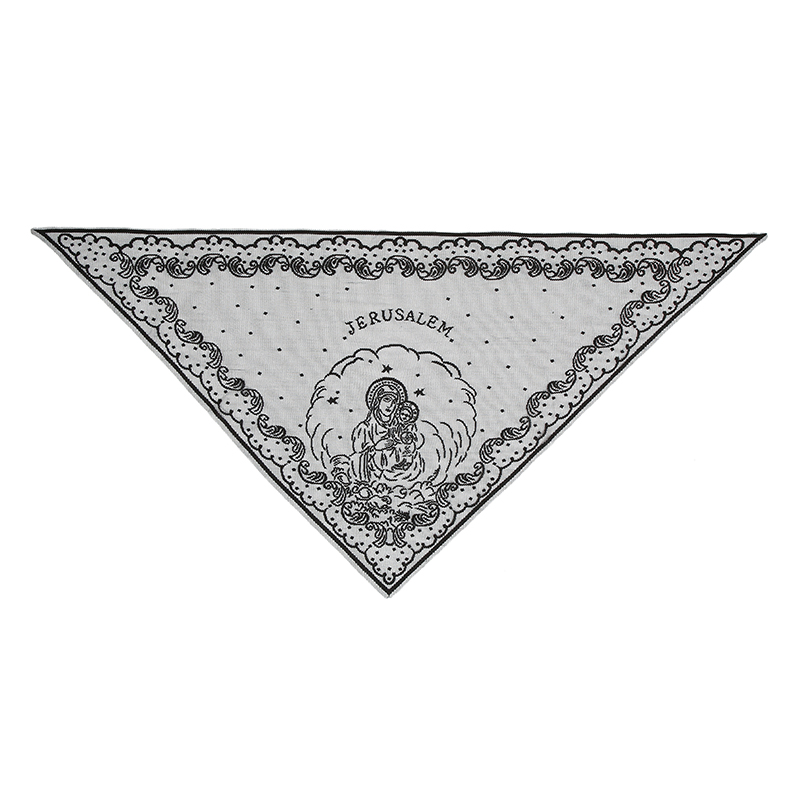 Women Lace Triangle Scarf for  - Embroidery Veil avis et prix
