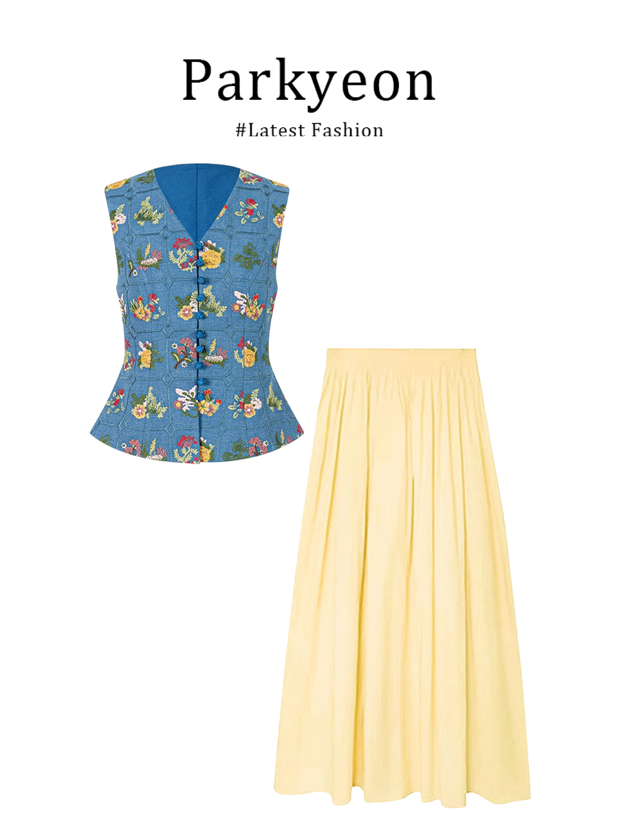 Parkyeon Retro Heavy Embroider - Embroidery Vest avis et prix