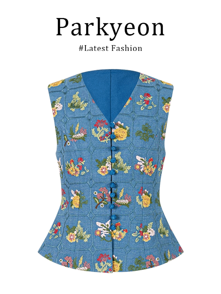 Parkyeon Retro Heavy Embroider - Embroidery Vest avis et prix