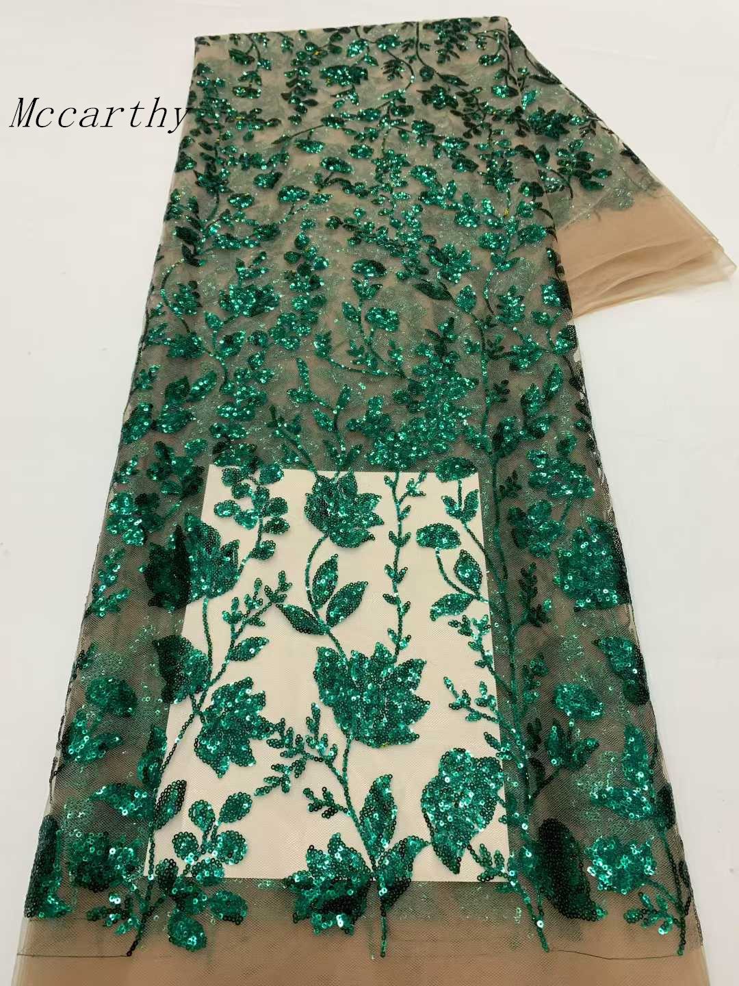 African Lace Fabric With Sequi - Embroidery Net Fabric avis et prix