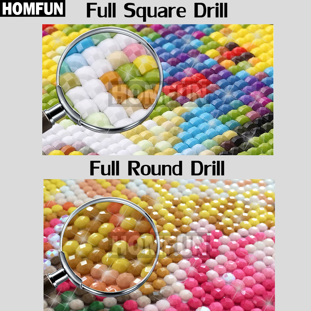 HOMFUN 5D DIY Diamond Painting - Embroidery Yellow Flower avis et prix