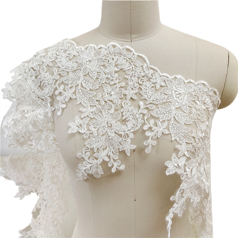 5-10Yards.High Quality Rayon I - Embroidery Veil avis et prix