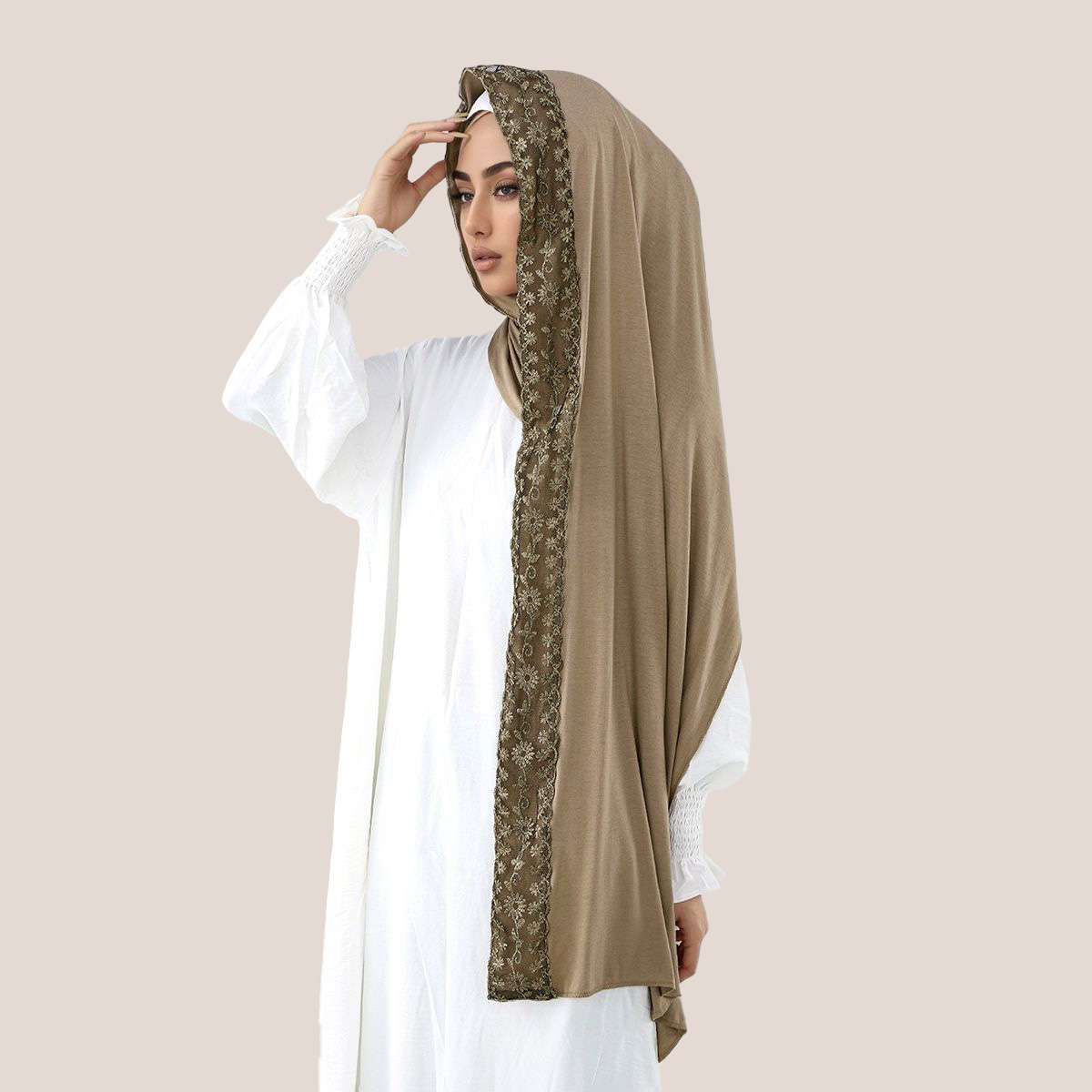 Lace Embroidery Cotton Jersey  - Embroidery Lace avis et prix