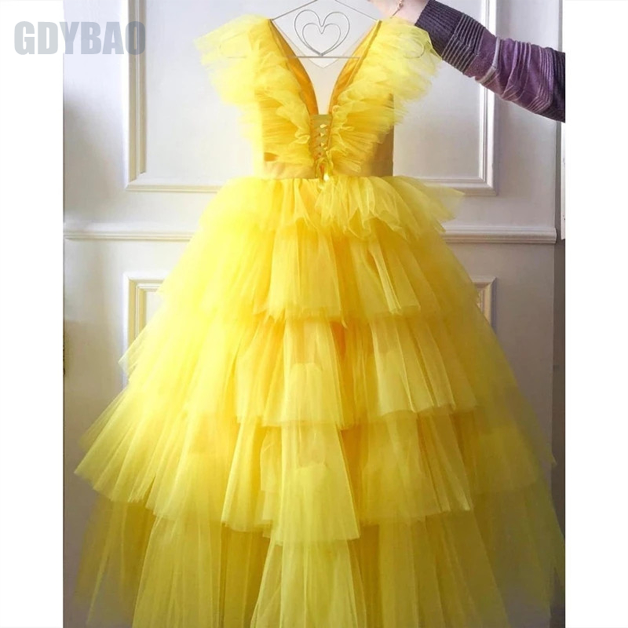 Pink /Yellow /Lavender /Ruffle - Embroidery Yellow Flower avis et prix