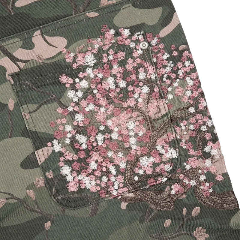Mens Jeans Y2K Sakura Embroide - Embroidery Jeans Sakura avis et prix