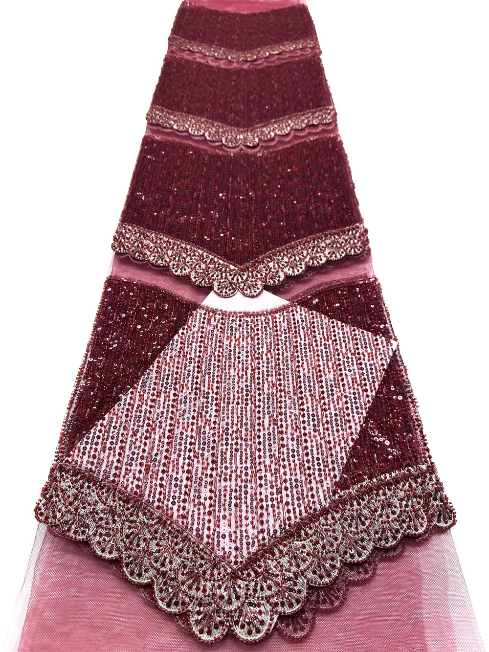 Luxury African Nigerian High-E - Embroidery Net Fabric avis et prix