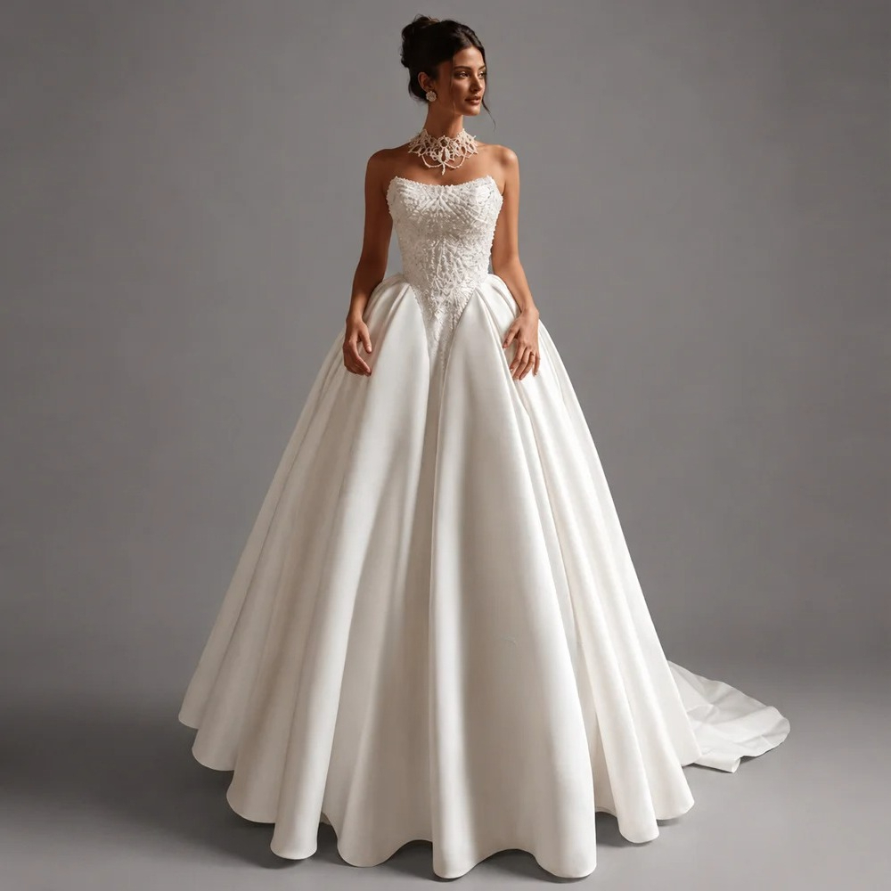 Customized Elegant Wedding Dre - Embroidery Online Designs avis et prix