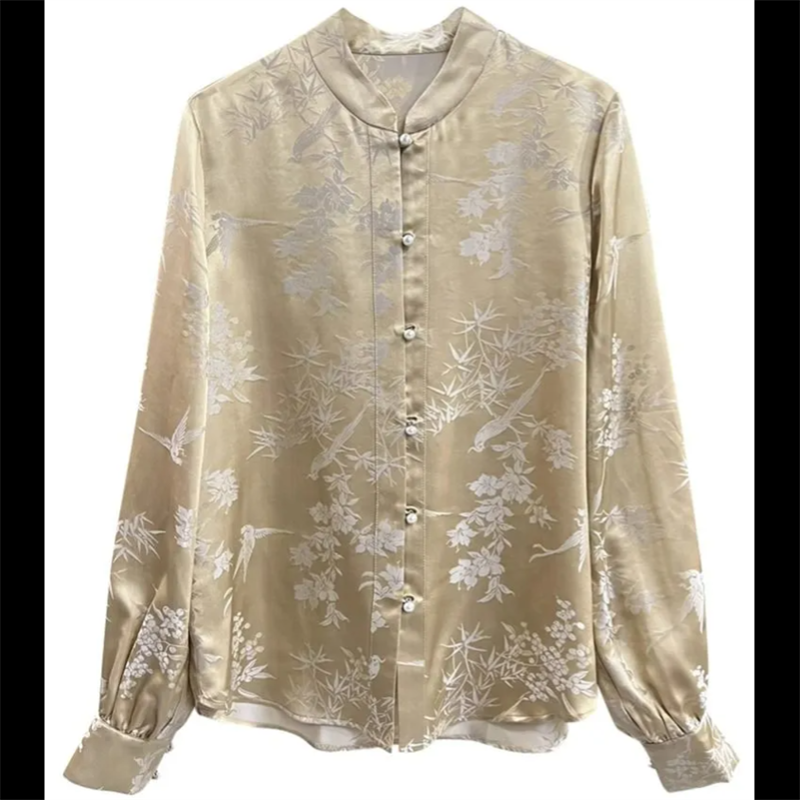 Chinese Blouses For Women Shir - Embroidery Cardigan avis et prix