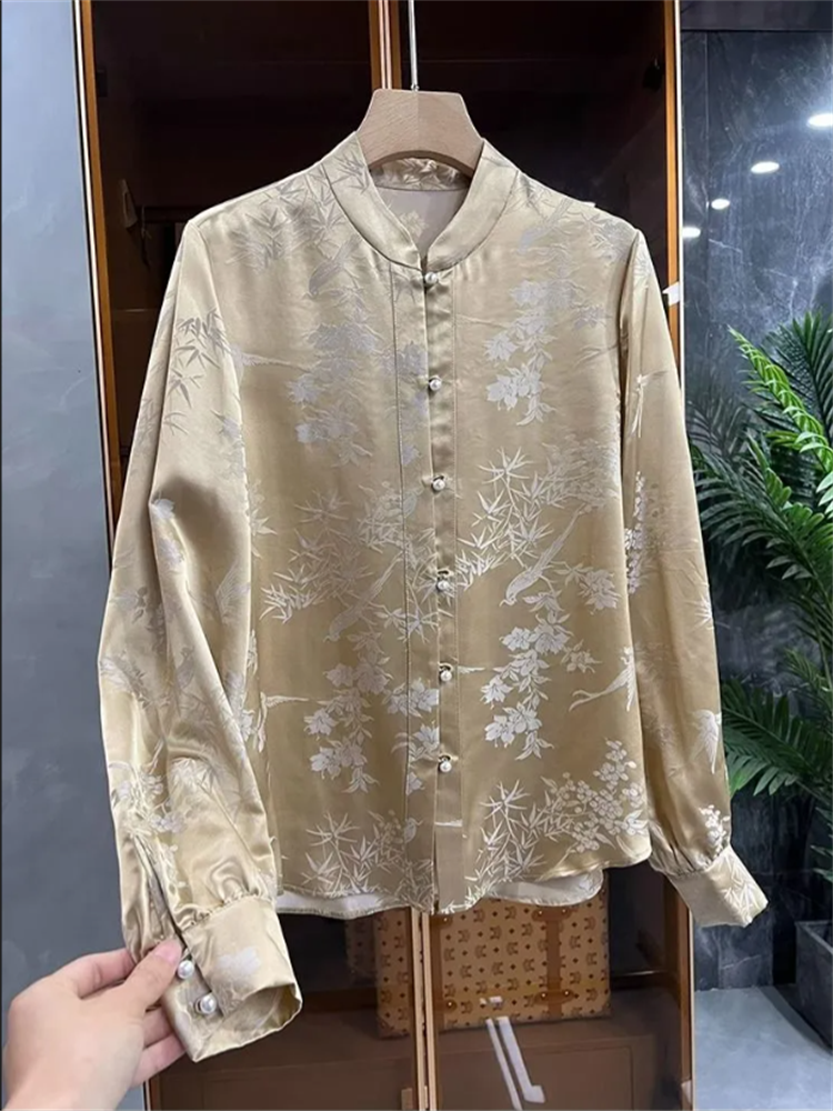 Chinese Blouses For Women Shir - Embroidery Cardigan avis et prix
