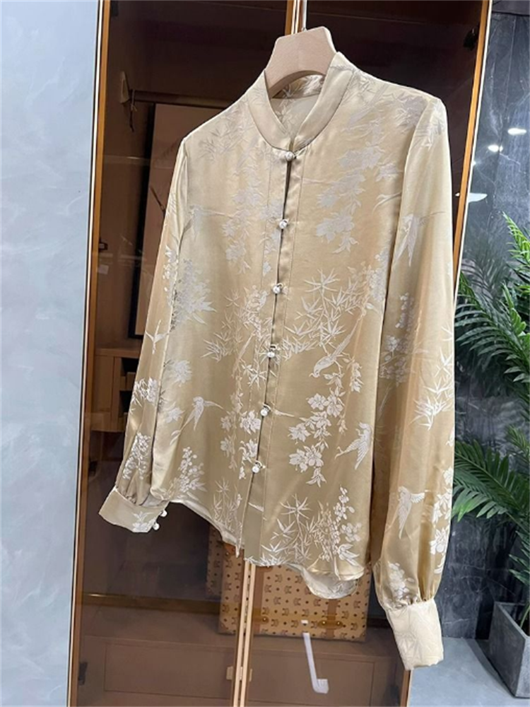 Chinese Blouses For Women Shir - Embroidery Cardigan avis et prix