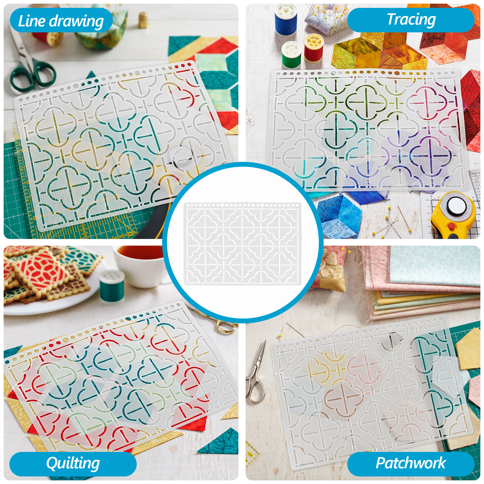 Patchwork Quilting Template PP - Embroidery Quilting avis et prix