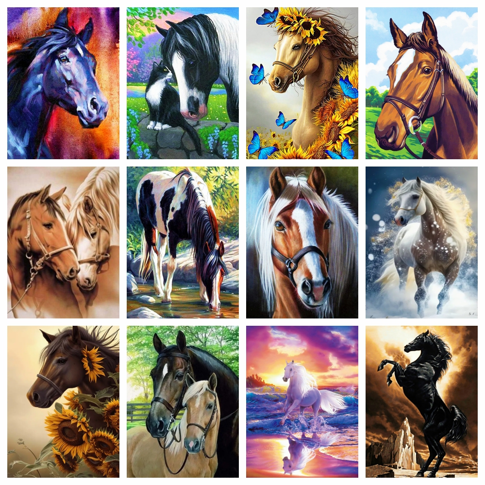 AZQSD Diamond Painting Kits Ho - Embroidery Horse avis et prix