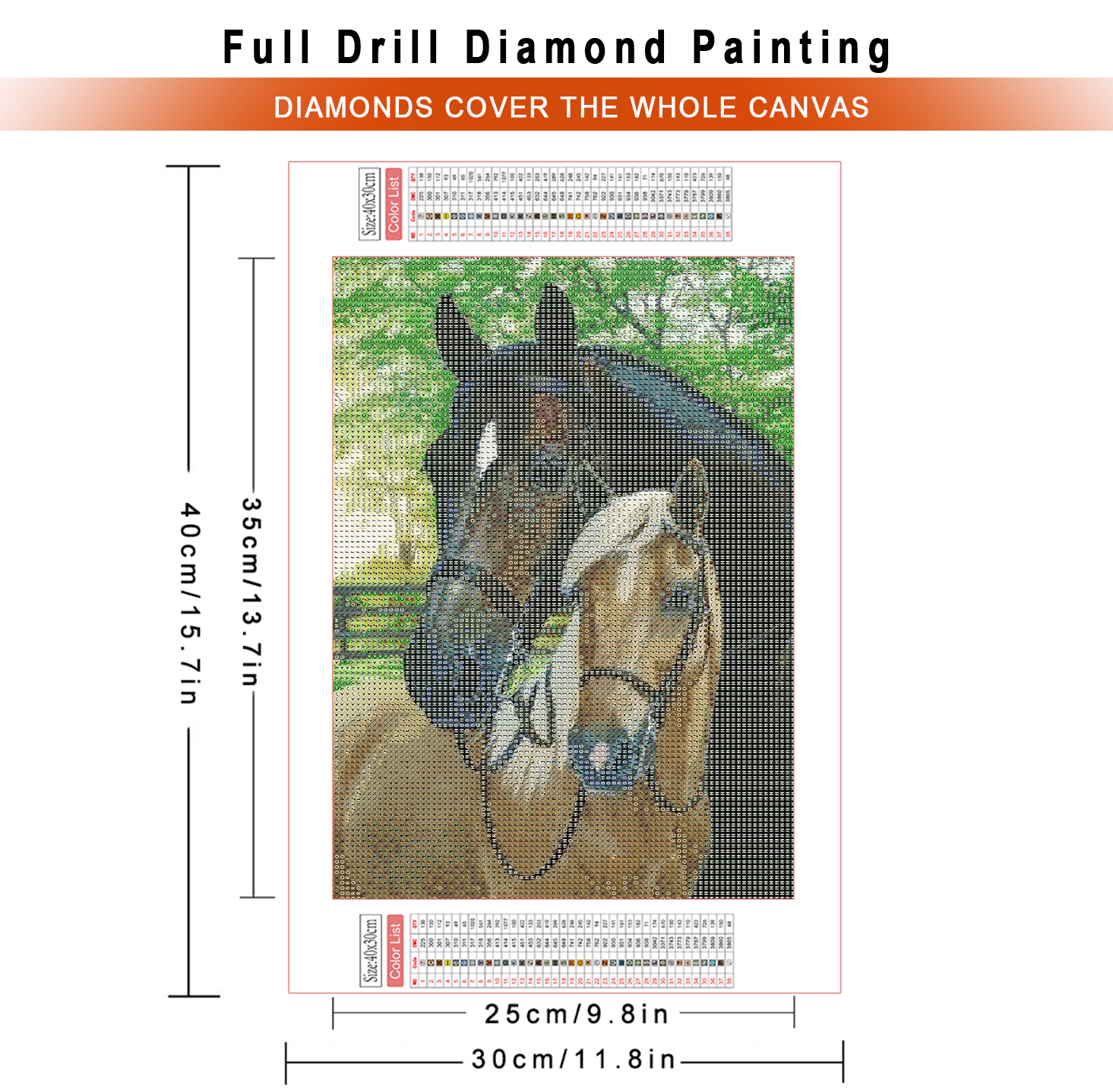 AZQSD Diamond Painting Kits Ho - Embroidery Horse avis et prix