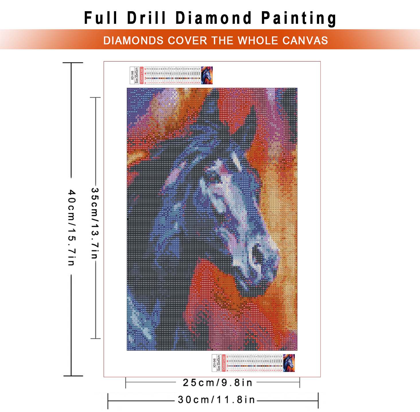 AZQSD Diamond Painting Kits Ho - Embroidery Horse avis et prix