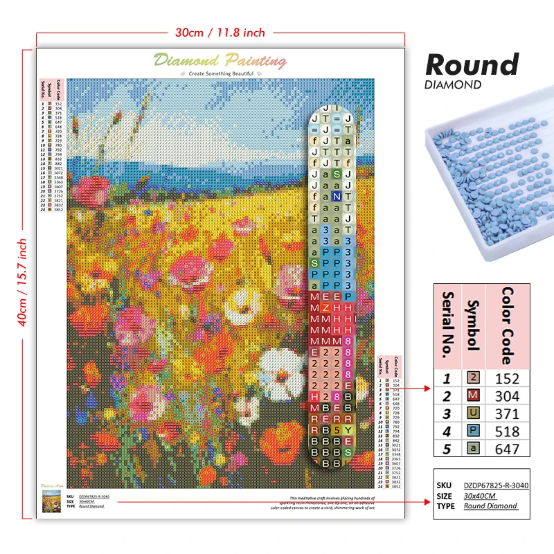 1PC frameless Diamond Painting - Embroidery X Stitch avis et prix