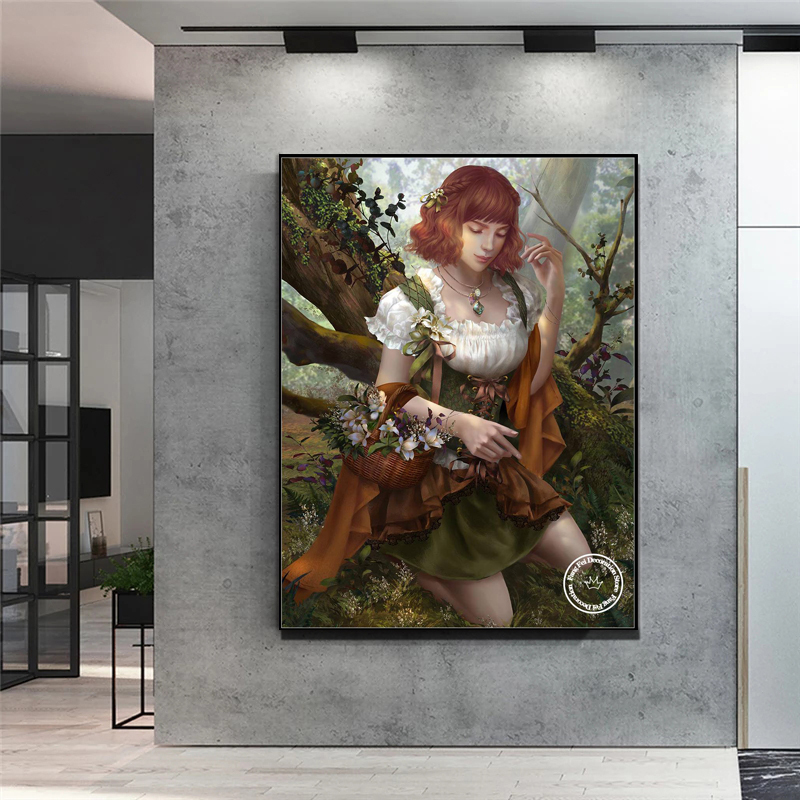 1PC frameless Hoanglap Artwork - Embroidery X Stitch avis et prix