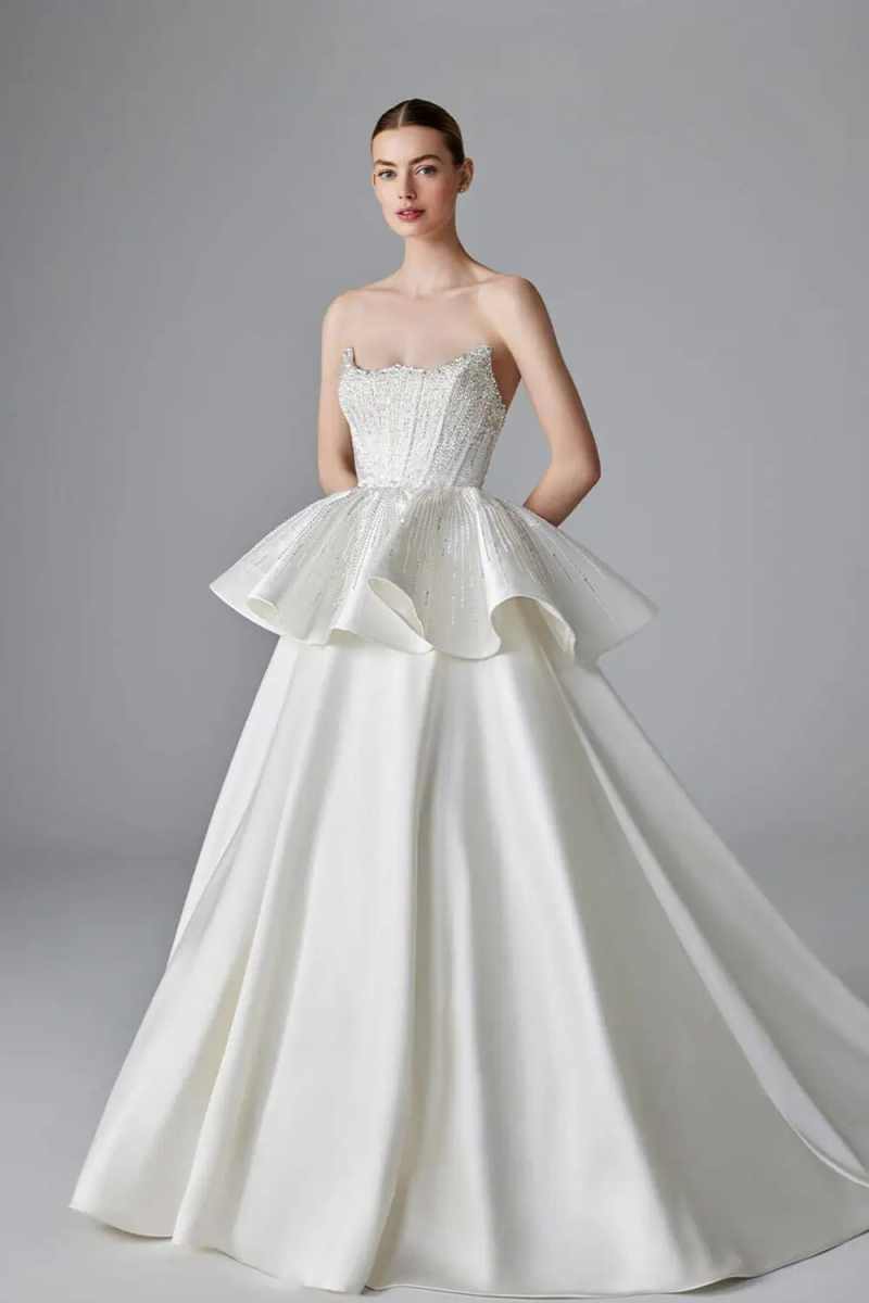 Elegant Wedding Dress A-Line S - Embroidery Online Designs avis et prix