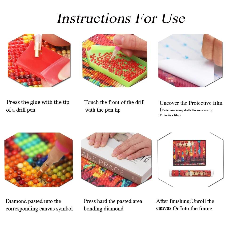 Frameless,5D DIY Full Square D - Embroidery X Stitch avis et prix
