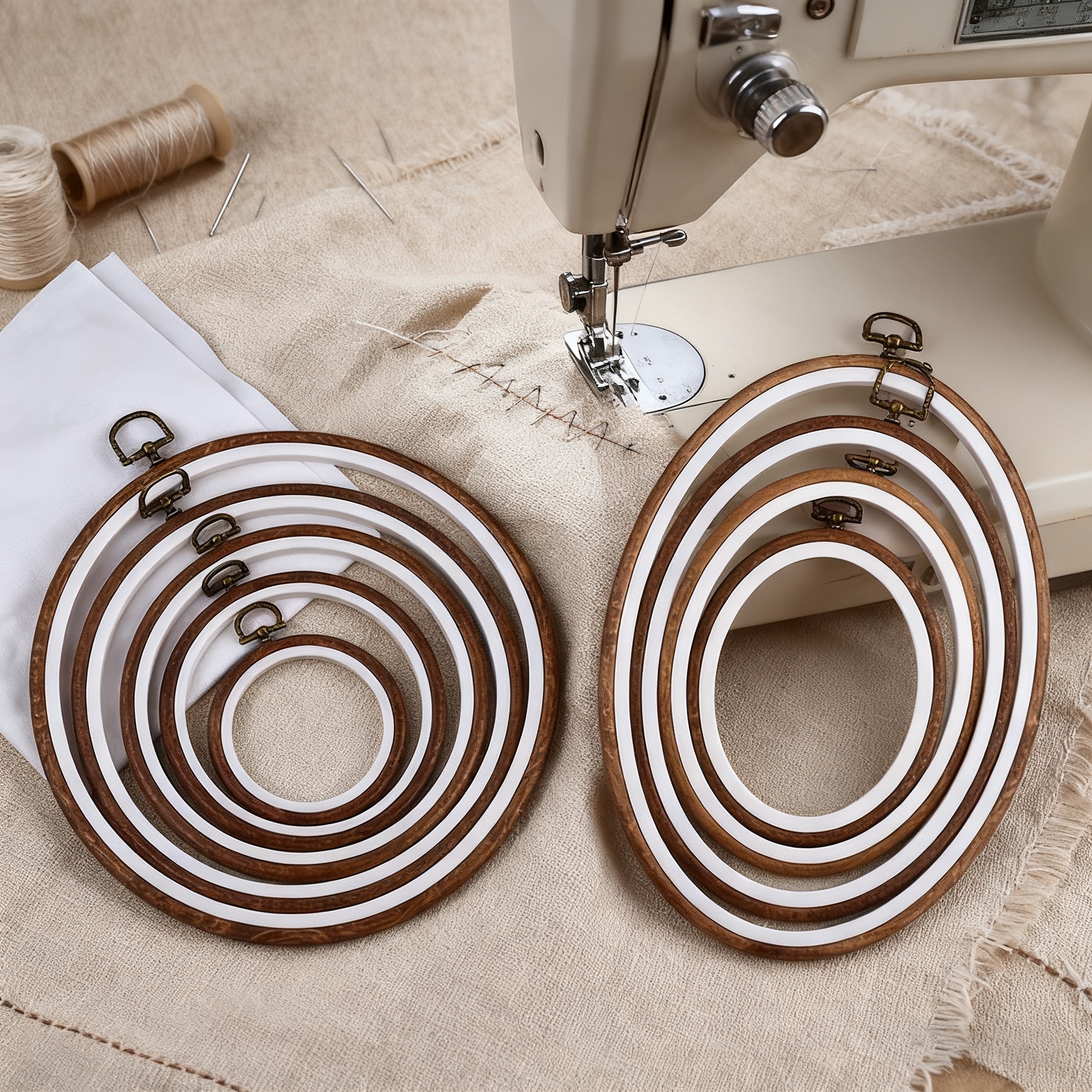 10PCS Sewing Tool Round Oval I - Embroidery X Stitch avis et prix