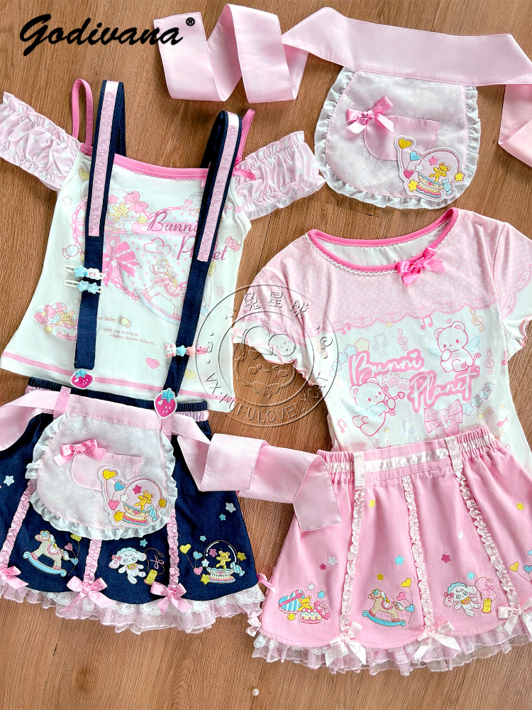 Lolita Daughters Clothes Cute  - Embroidery Uniforms avis et prix