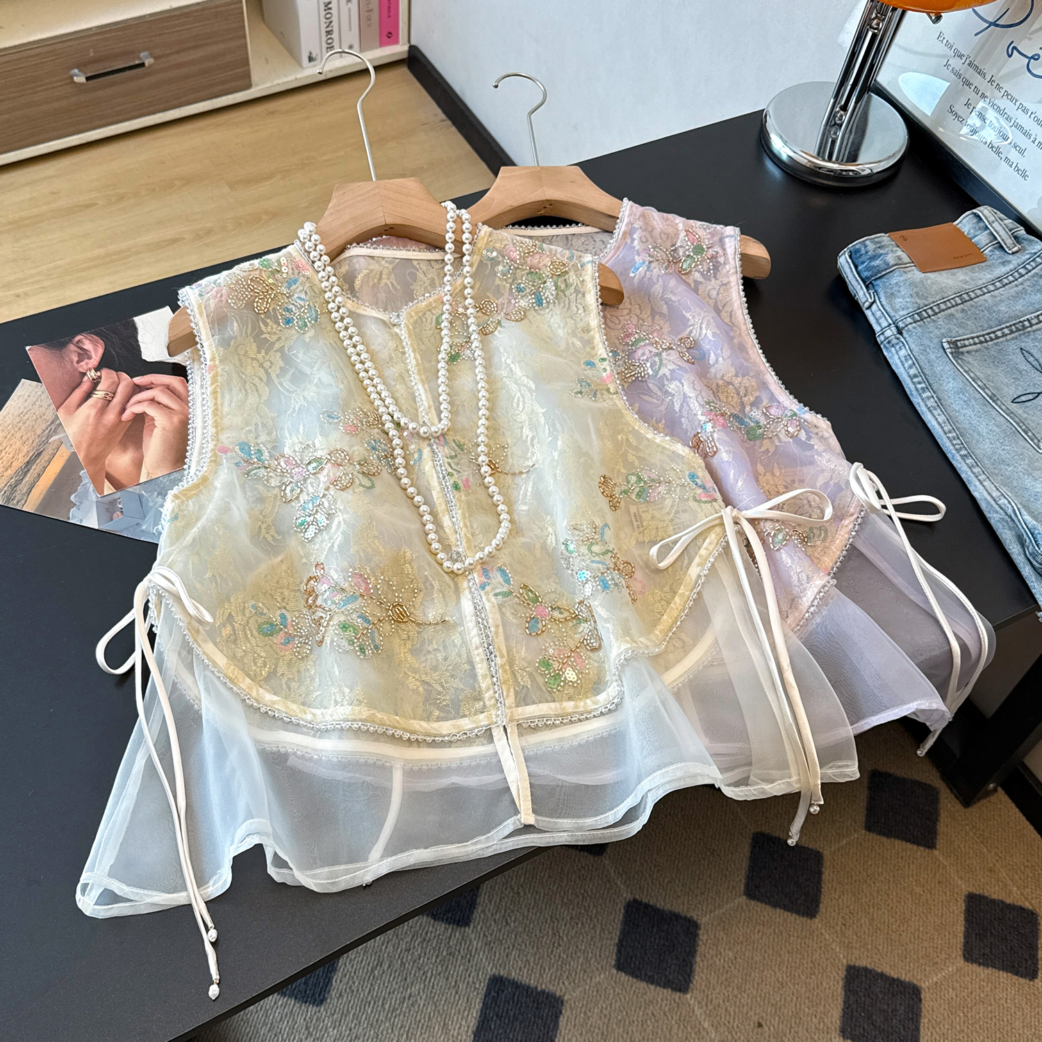 New Chinese Style Heavy Embroi - Embroidery Vest avis et prix