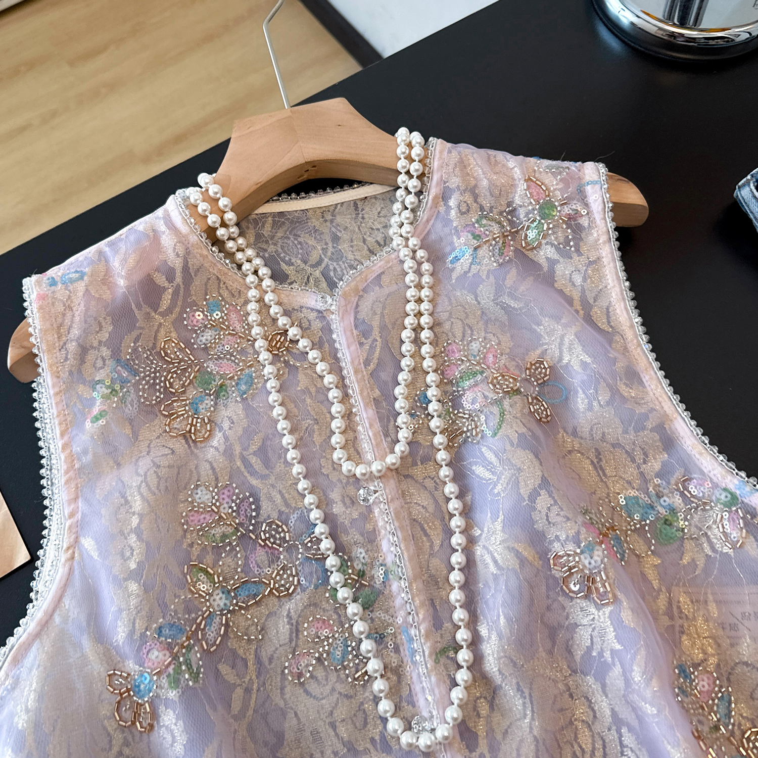 New Chinese Style Heavy Embroi - Embroidery Vest avis et prix