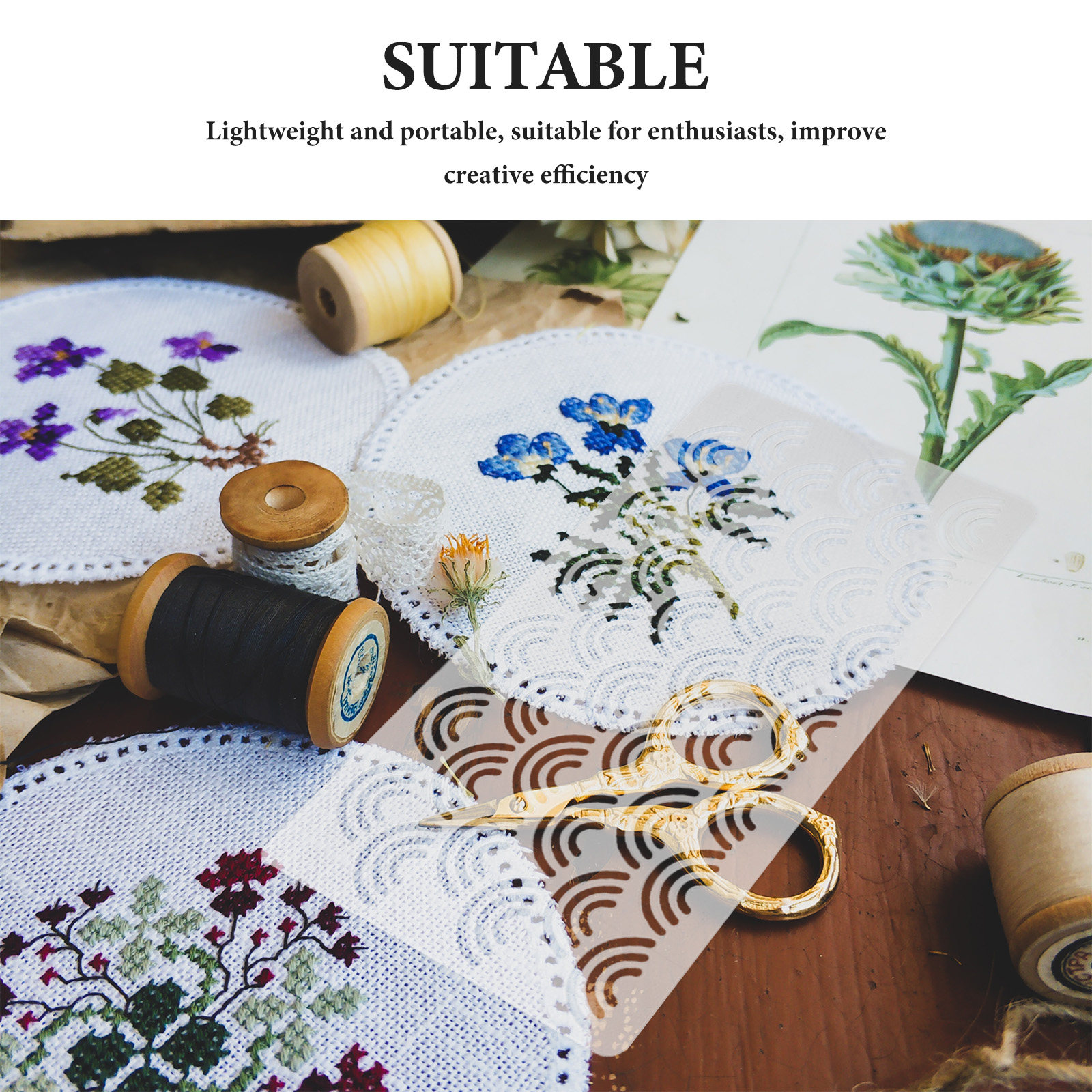 4Pcs Acrylic Quilting Template - Embroidery Quilting avis et prix