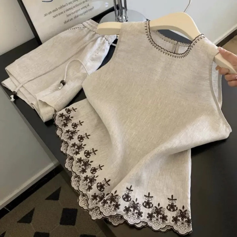 Simple Old Money Style Cotton  - Embroidery Uniforms avis et prix