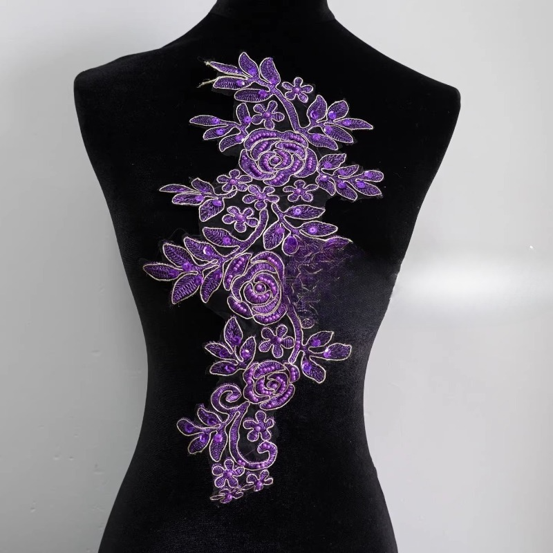 2 Pieces, New Four-color Nail  - Embroidery Rose avis et prix