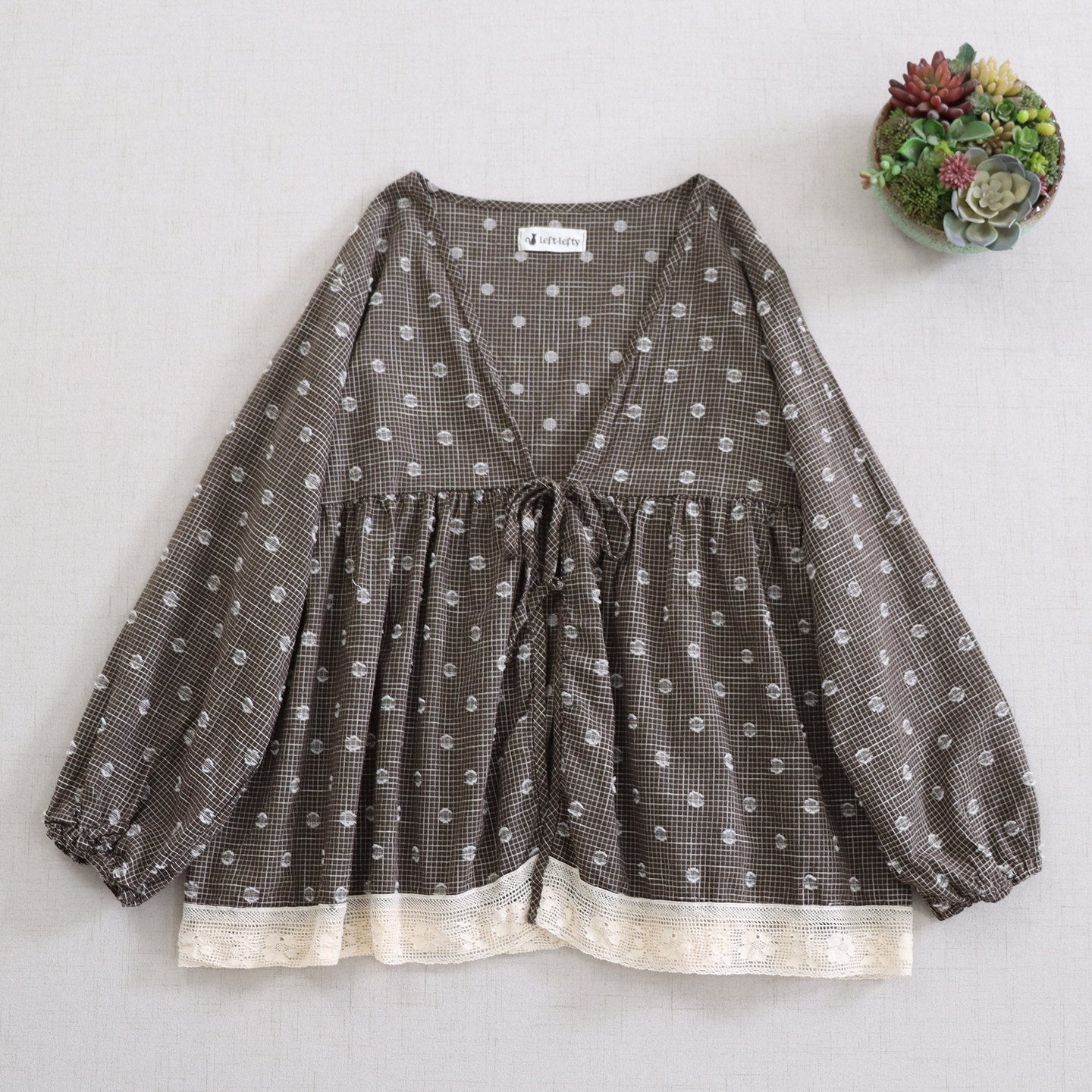 Japanese Mori Girl Vintage Pla - Embroidery Cardigan avis et prix