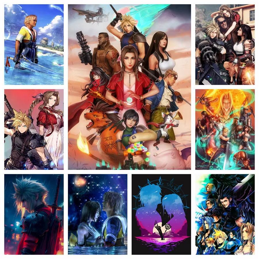 Final Fantasy Game Cartoon Des - Embroidery Translate avis et prix