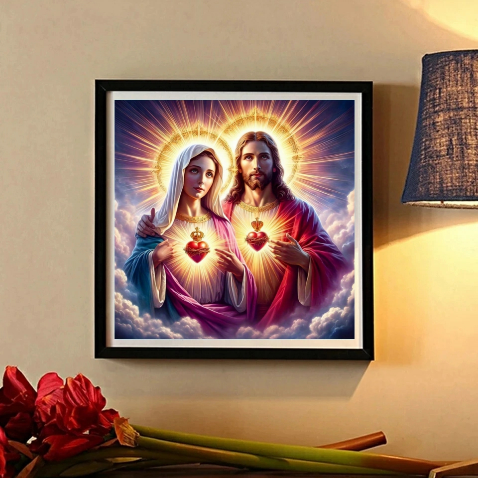 1pc frameless  Mother of Jesus - Embroidery Translate avis et prix
