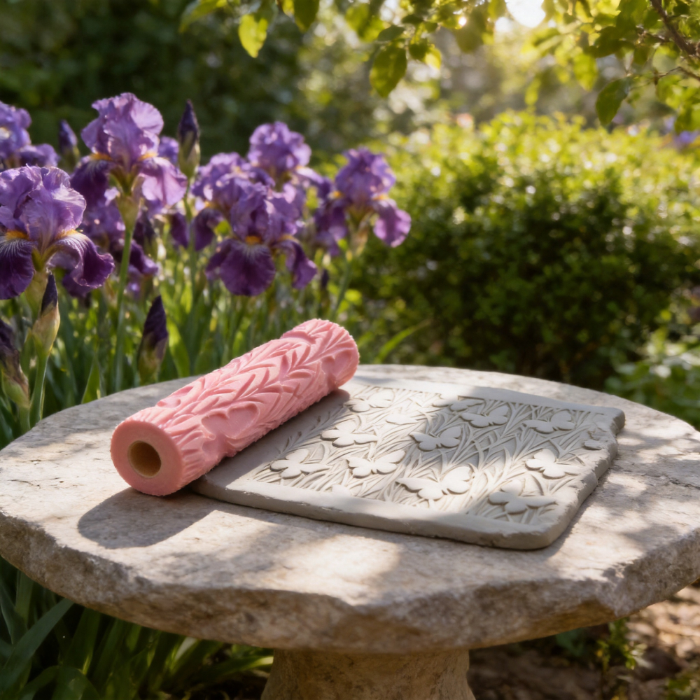 DIY Pottery Craft Rolling Pin  - Embroidery Texture avis et prix