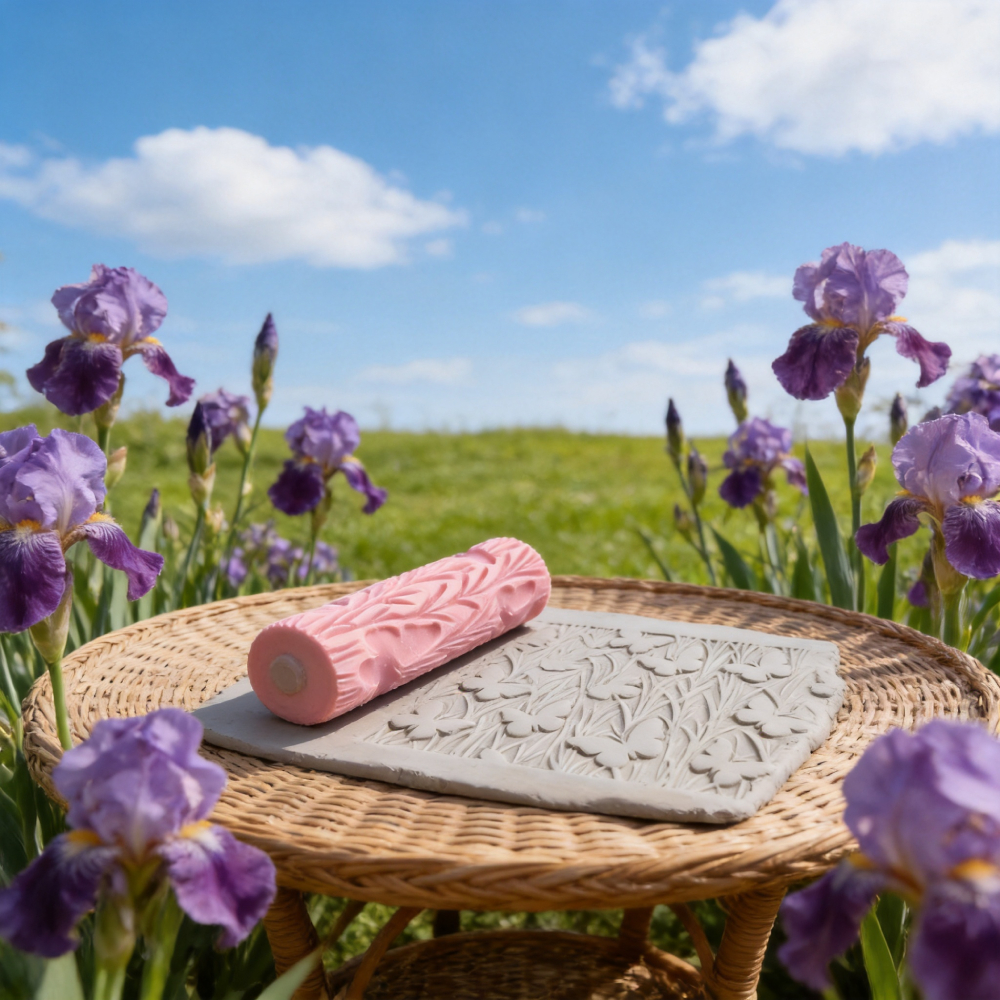 DIY Pottery Craft Rolling Pin  - Embroidery Texture avis et prix