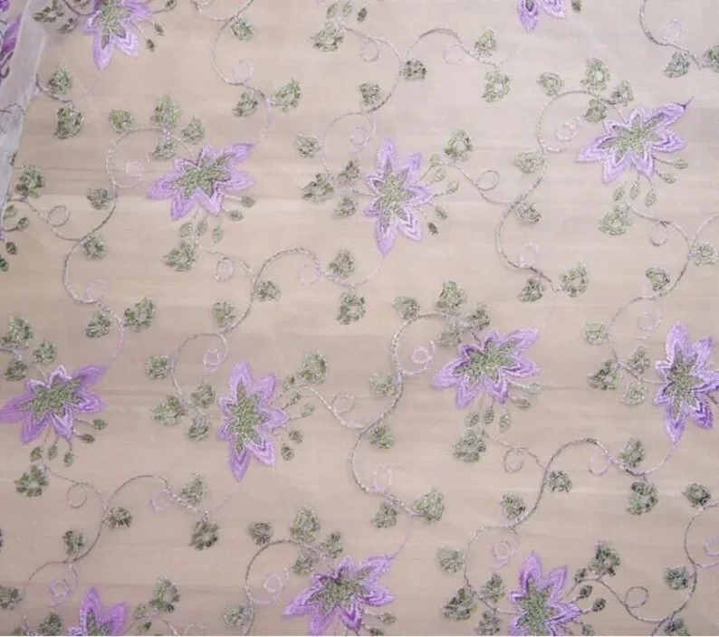 Exquisite flower embroidery La - Embroidery Veil avis et prix
