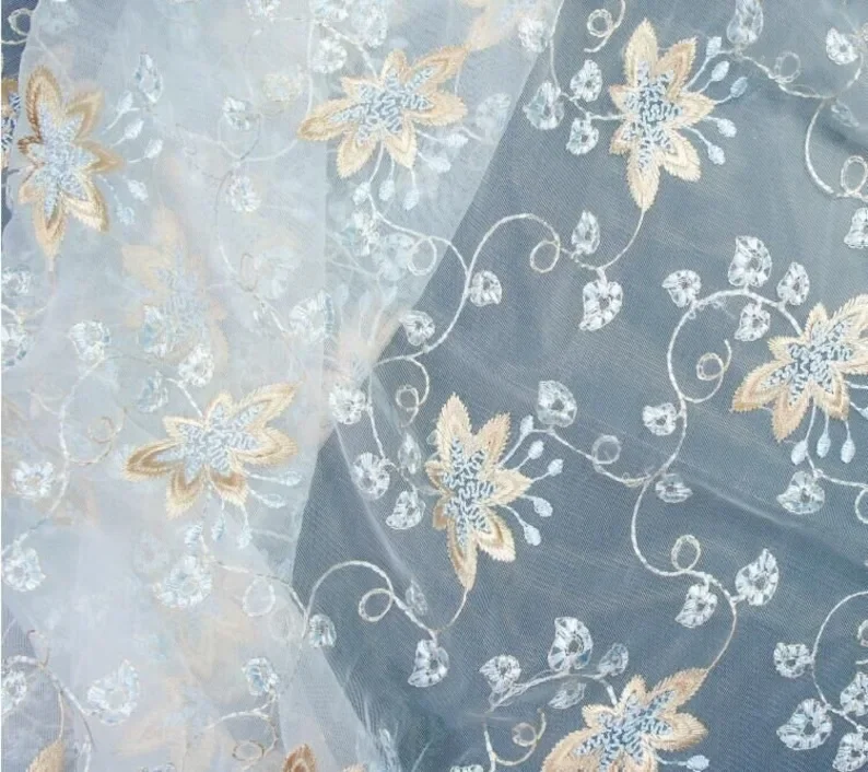 Exquisite flower embroidery La - Embroidery Veil avis et prix