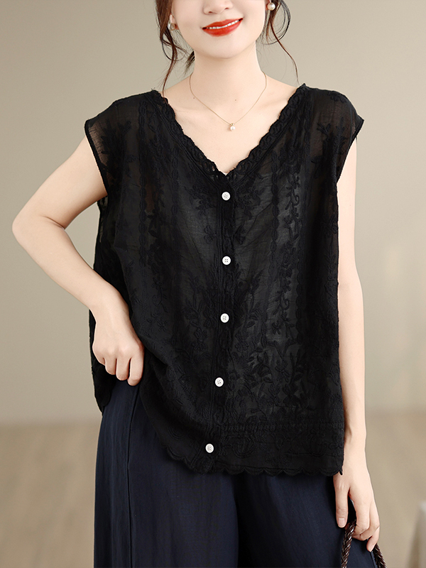 Summer New Heavy Embroidery Ve - Embroidery Vest avis et prix