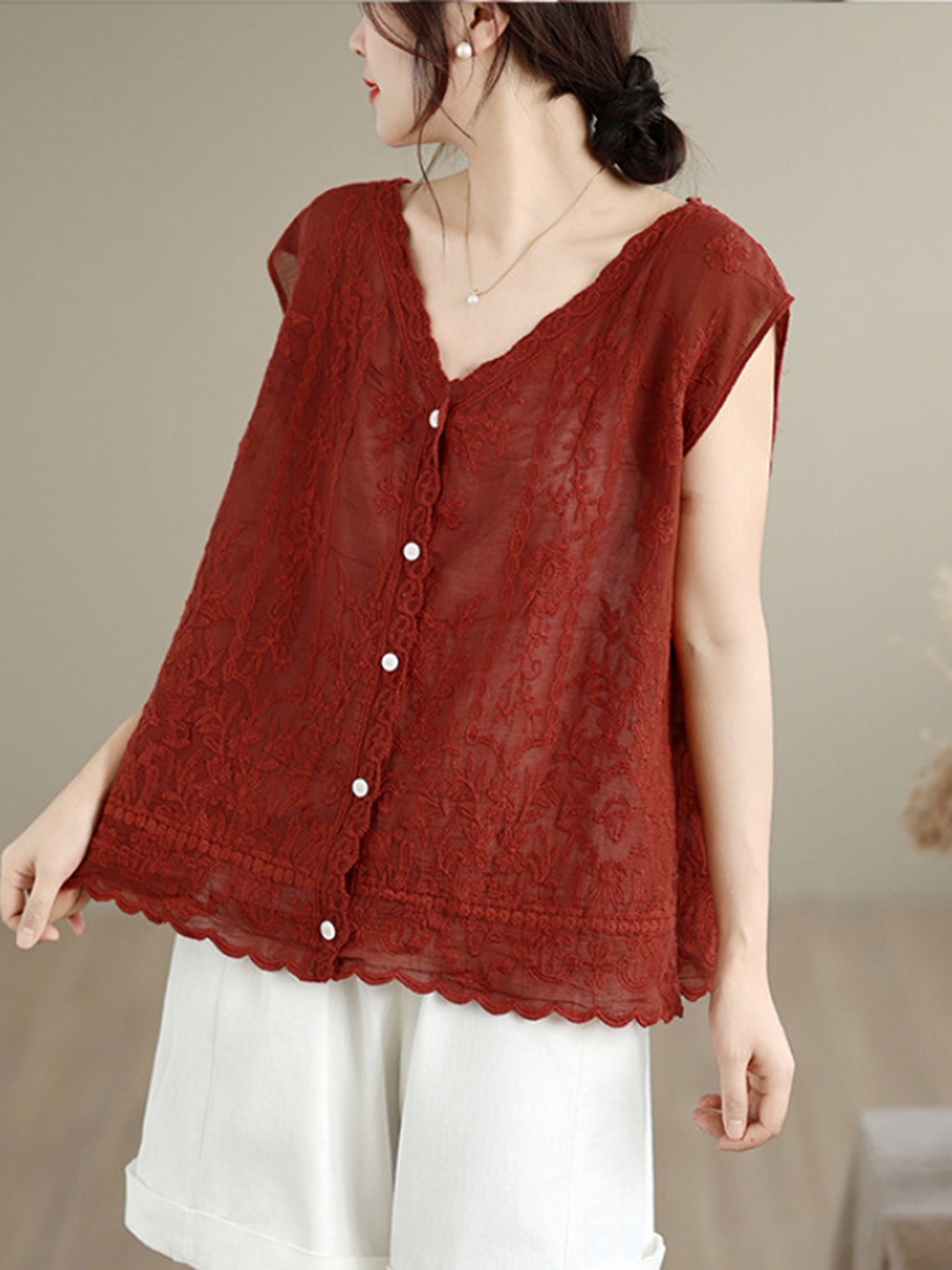 Summer New Heavy Embroidery Ve - Embroidery Vest avis et prix