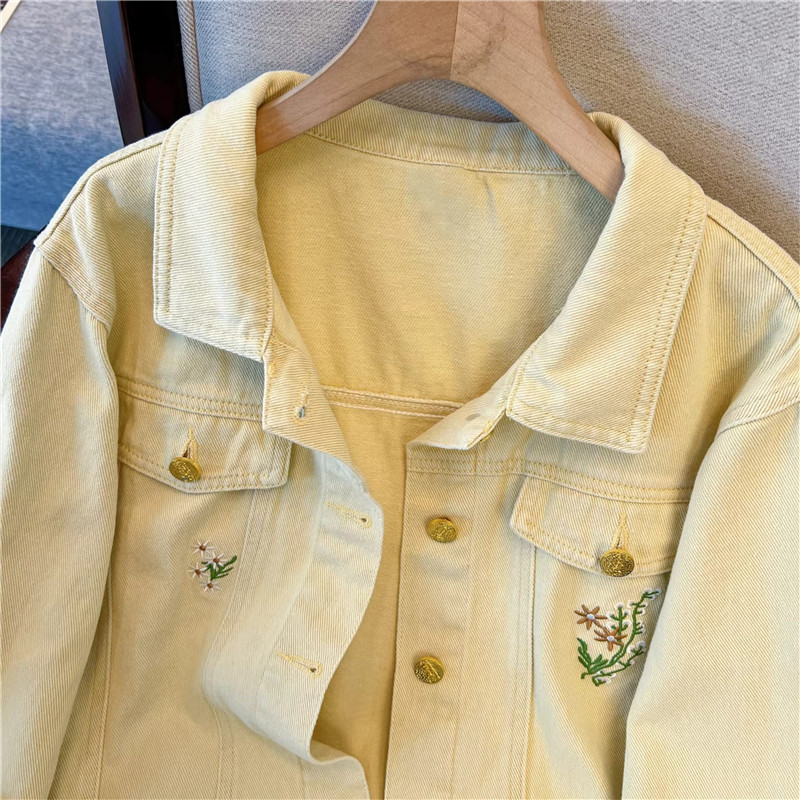 Korean Vintage Flower Embroide - Embroidery Yellow Flower avis et prix
