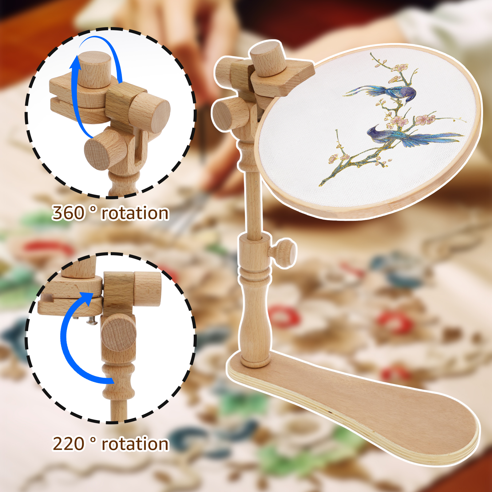 Embroidery Hoops Stand Adjusta - Embroidery Converter avis et prix